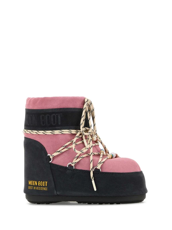 Moon Boot Black Pink Ankle Boots - Image 2
