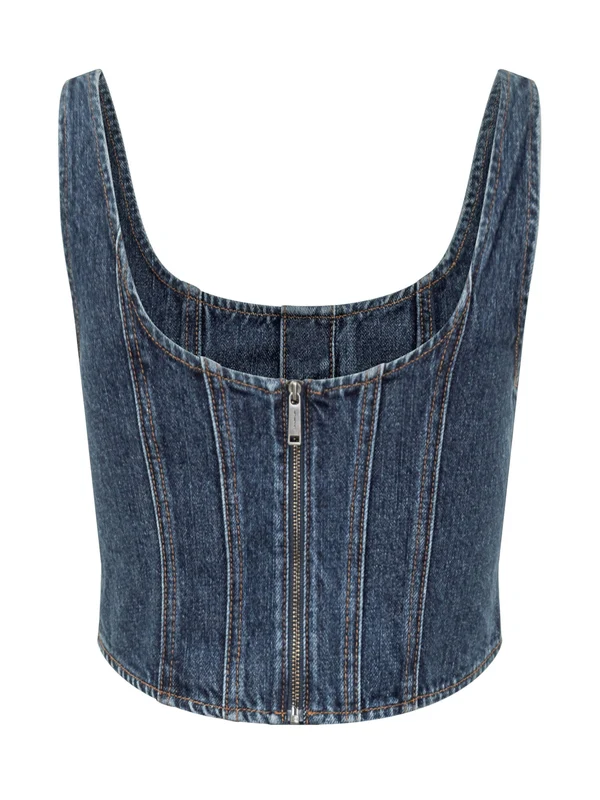 Self-Portrait Navy Sleeveless - Image 2