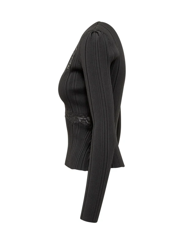 Self-Portrait Black Long Sleeve - Image 3