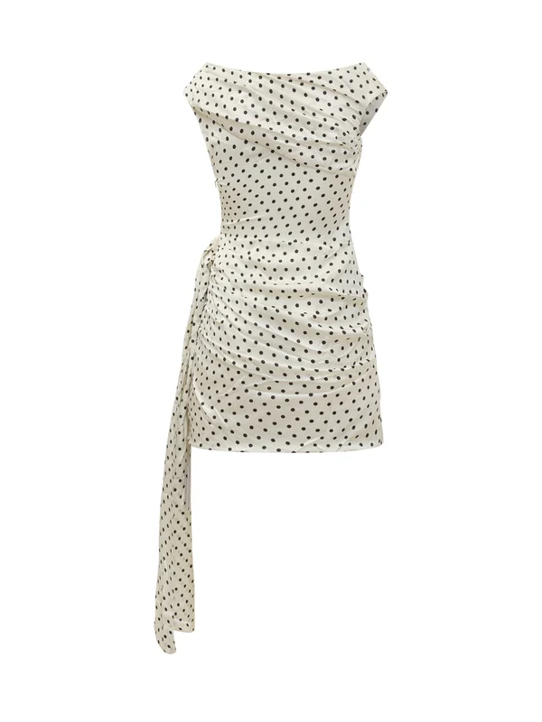 Self-Portrait Ivory Mini Dress - Image 2