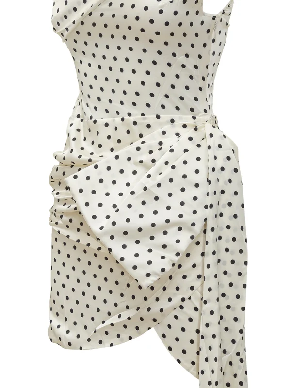Self-Portrait Ivory Mini Dress - Image 4