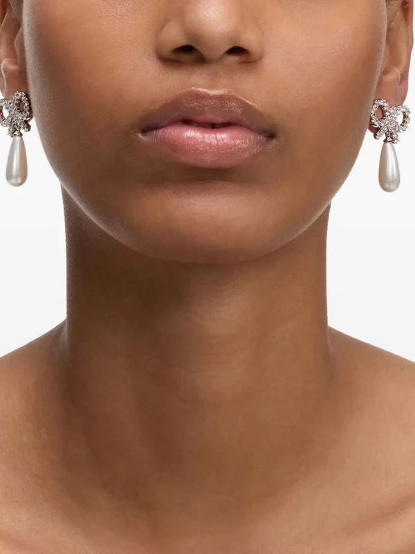 Self-Portrait Silver Earrings - Image 4