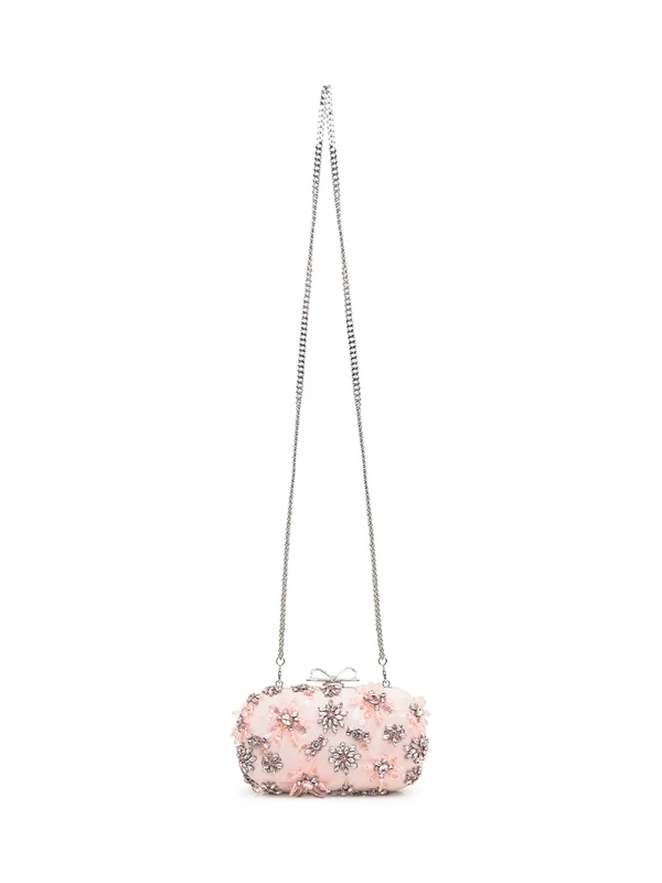 Self-Portrait Pink Clutch Bags - Image 2