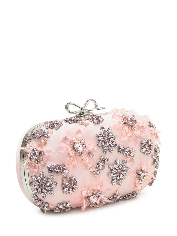 Self-Portrait Pink Clutch Bags - Image 3
