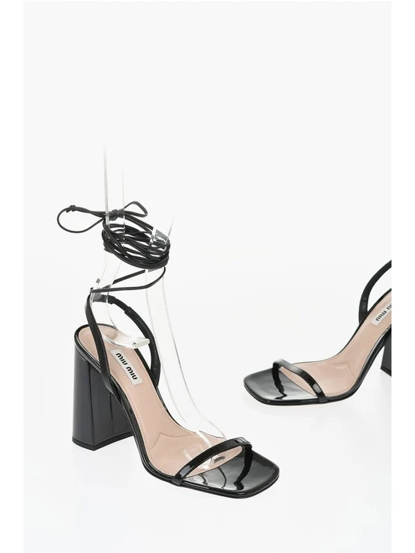 Miu Miu Black Sandal Heels - Image 2