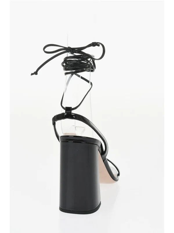 Miu Miu Black Sandal Heels - Image 3