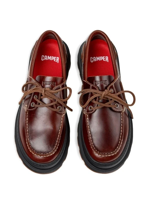Camper Brown Lace-Up Shoes - Image 3