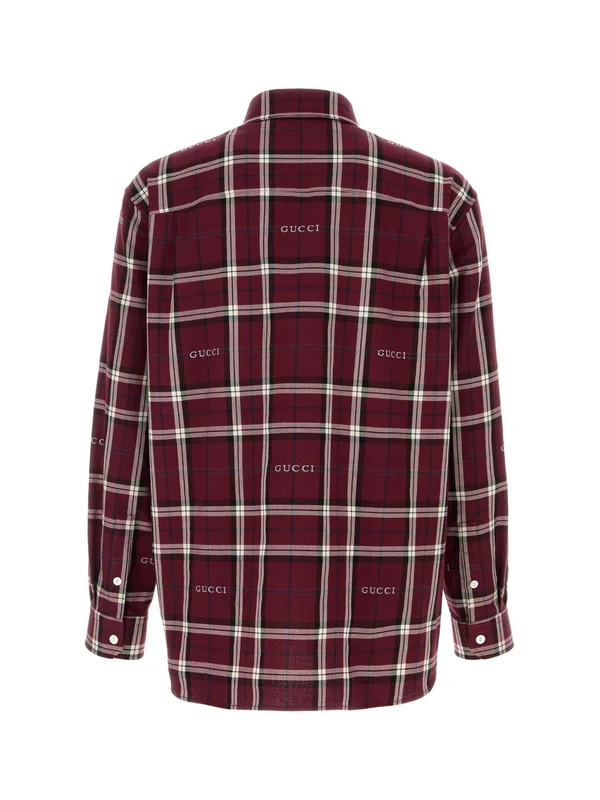 Gucci Burgundy Shirts - Image 2