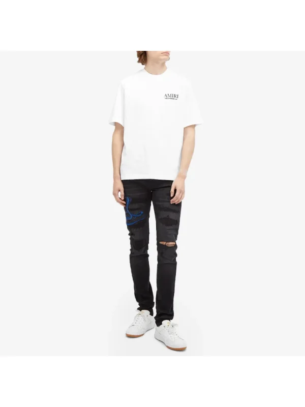 Amiri White Half Sleeve - Image 2