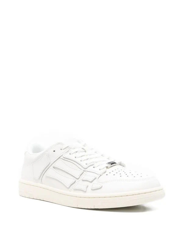 Amiri White Low Top Sneakers - Image 2