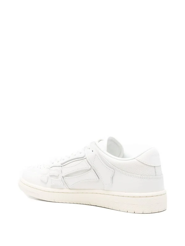 Amiri White Low Top Sneakers - Image 3