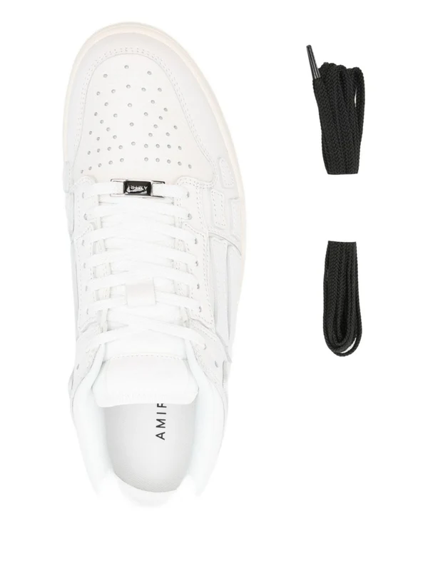 Amiri White Low Top Sneakers - Image 4