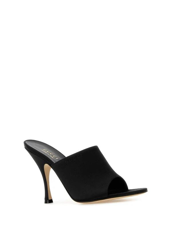 Gucci Black Sandal Heels - Image 2