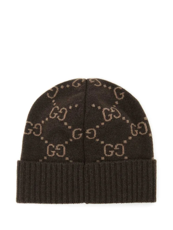 Gucci Brown Beanies - Image 2
