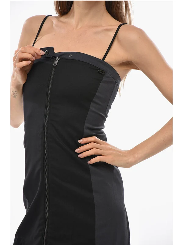 Diesel Black Grey Midi Dress - Image 4