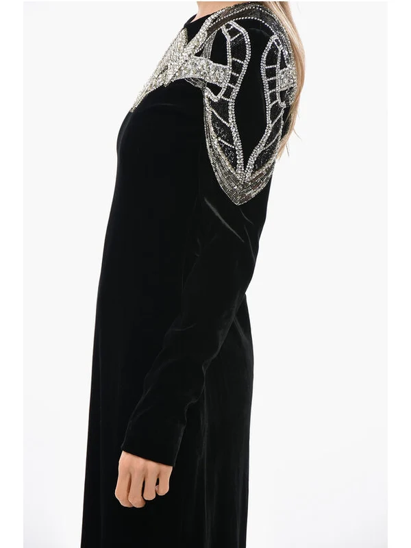 Balmain Black Long Dress - Image 2