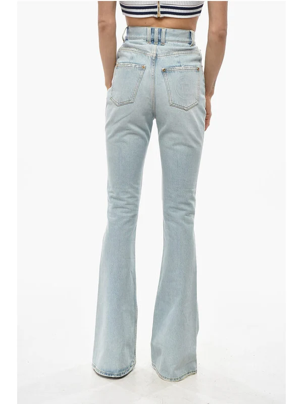 Balmain Blue Denim Pants - Image 3