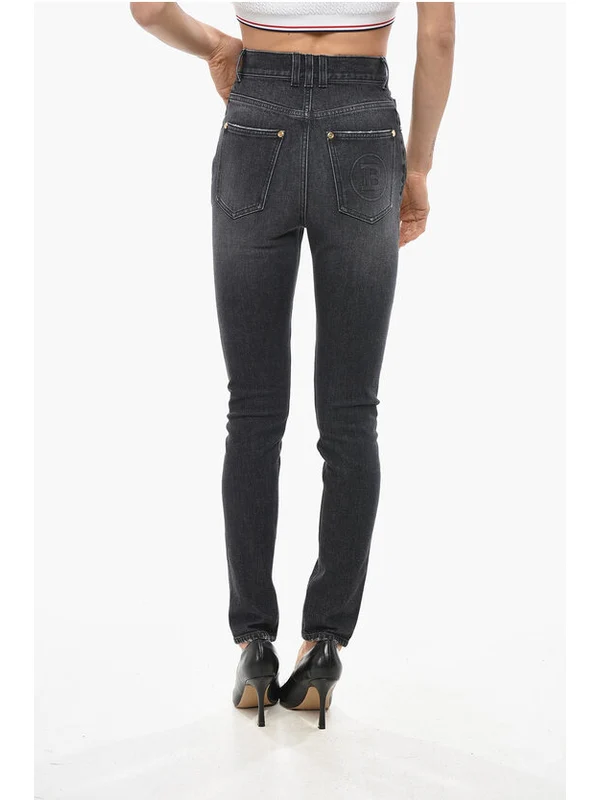 Balmain Black Denim Pants - Image 2