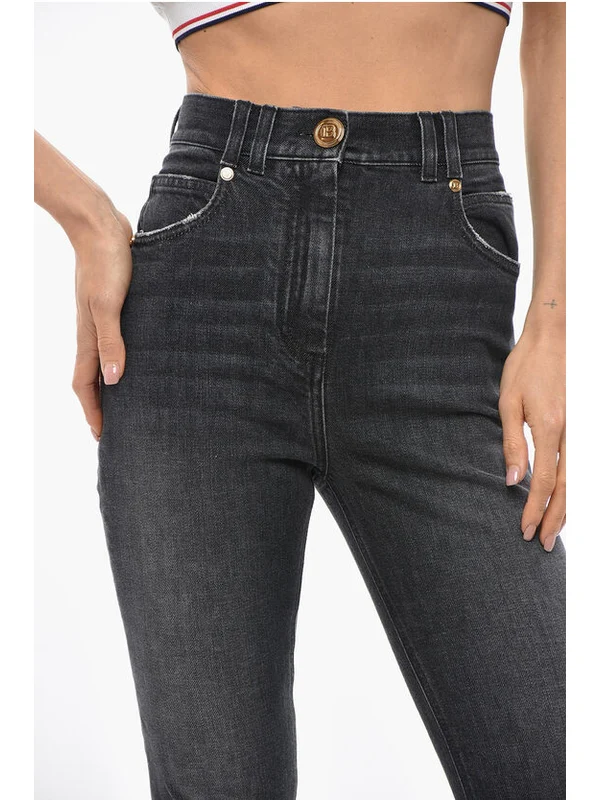 Balmain Black Denim Pants - Image 3