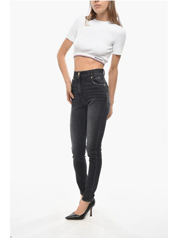 Balmain Black Denim Pants - Image 4