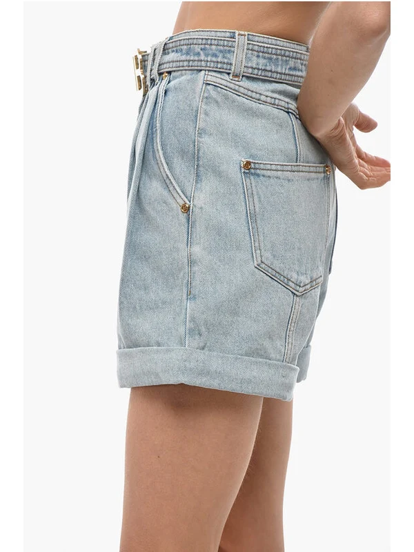 Balmain Blue Shorts - Image 2