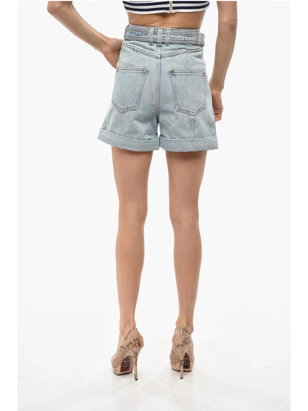 Balmain Blue Shorts - Image 3
