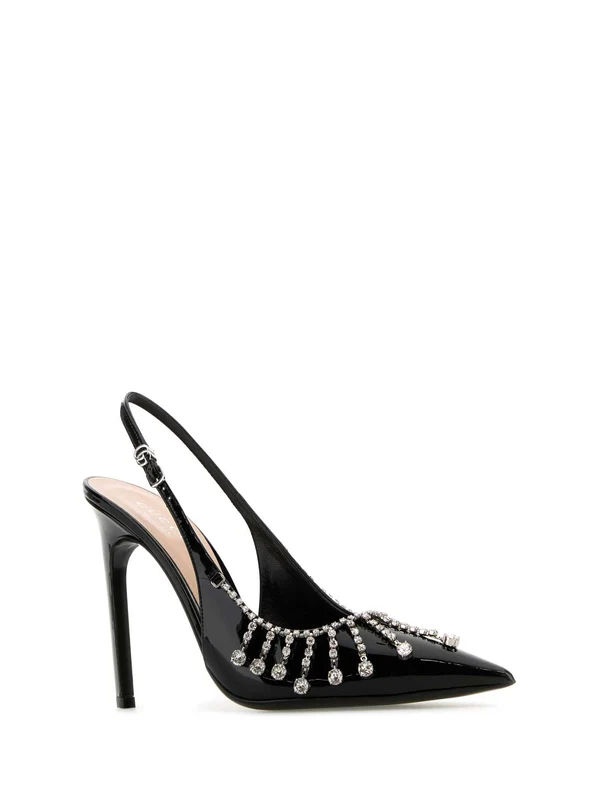 Gucci Black Slingback Heels - Image 2