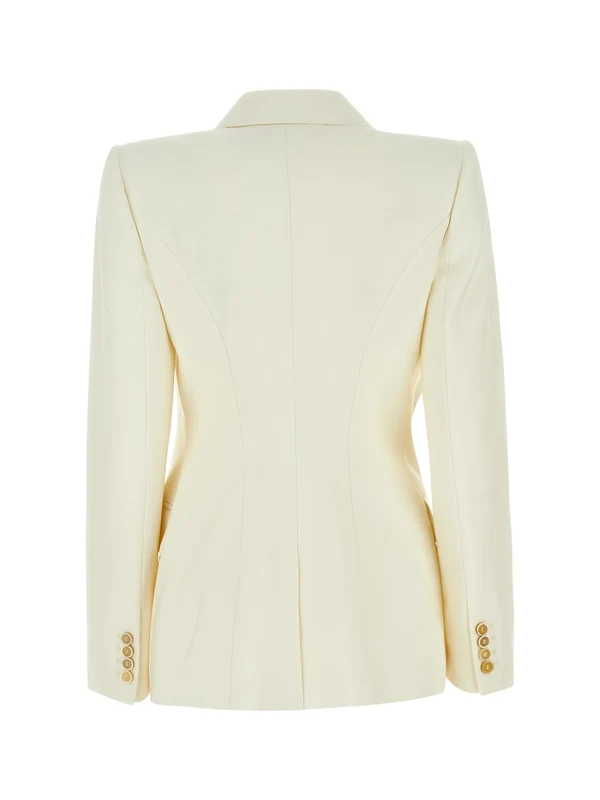 Alexander Mcqueen Ivory Tailored Jackets - Image 2