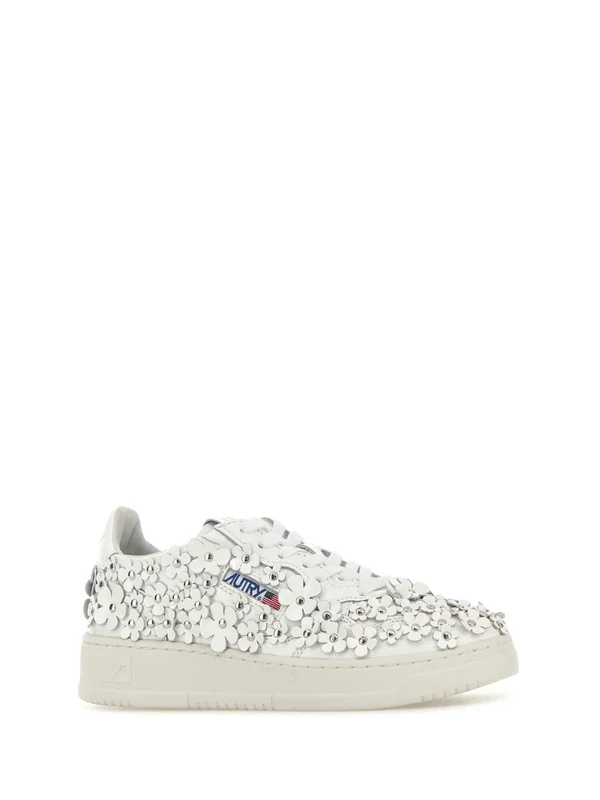 Autry White Low Top Sneakers - Image 2
