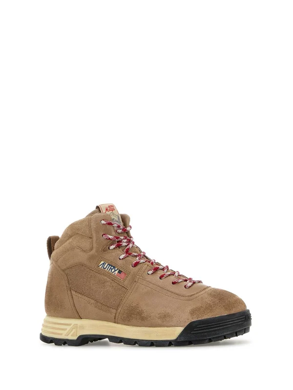 Autry Brown High Top Sneakers - Image 2