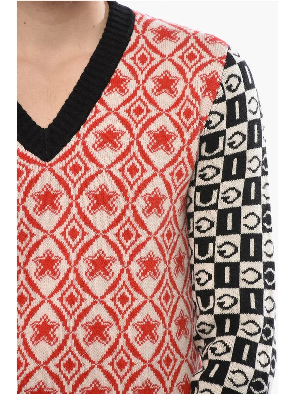 Gucci Black Red Knitted - Image 3