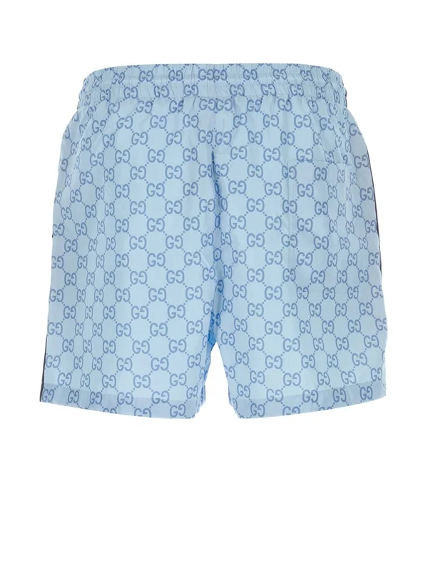Gucci Blue Swim Pants - Image 2