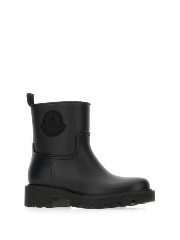 Moncler Black Ankle Boots - Image 2