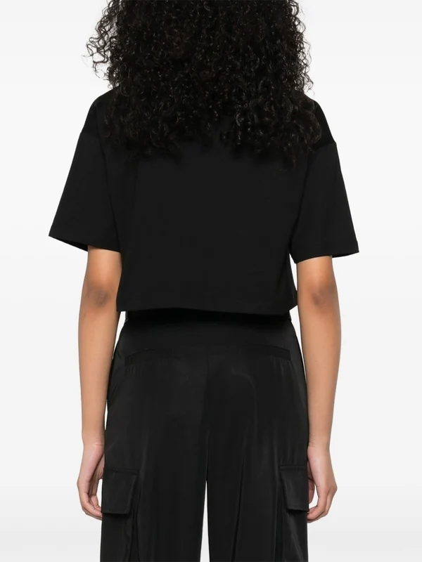 Balmain Black Short-Sleeve T-Shirt - Image 4