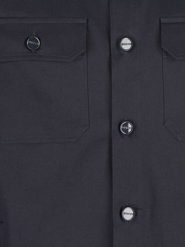 Gucci Navy Shirts - Image 4