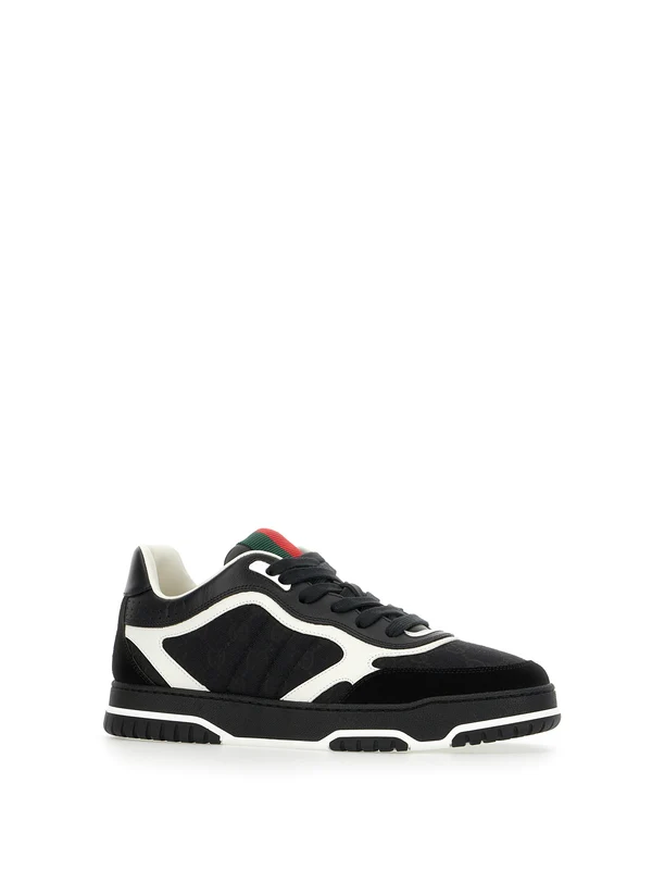 Gucci Black Low Top Sneakers - Image 2
