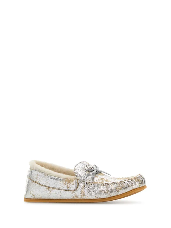 Gucci Silver Loafers - Image 2