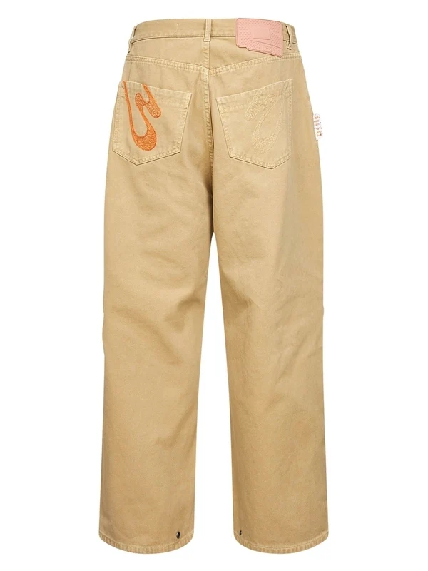 Pdf Channel Beige Denim Pants - Image 2