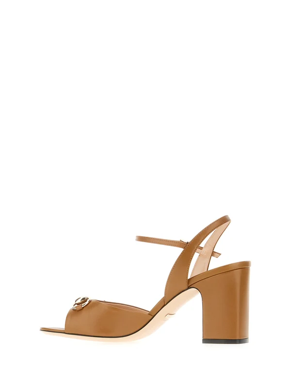 Gucci Brown Sandal Heels - Image 3