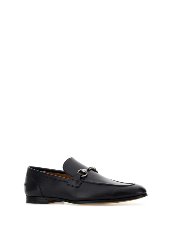 Gucci Navy Loafers - Image 2