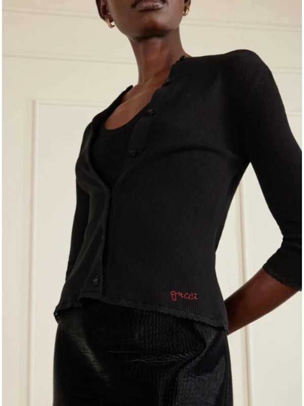 Gucci Black Cardigans - Image 3