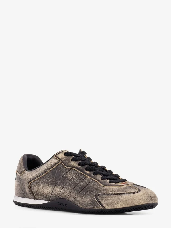 Gucci Black Low Top Sneakers - Image 2