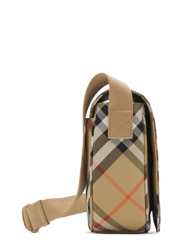 Burberry Beige Checked Cross Bags - Image 3