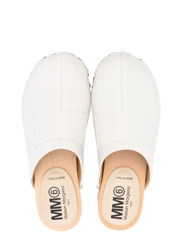 Mm6 Maison Margiela Ivory Bloafer - Image 2