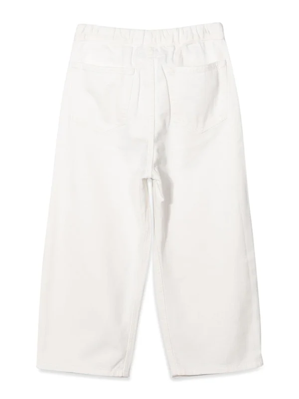 Mm6 Maison Margiela White Denim Pants - Image 6