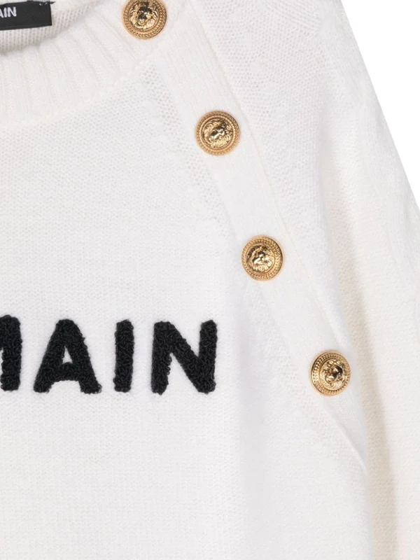 Balmain White Sweatshirts - Image 3