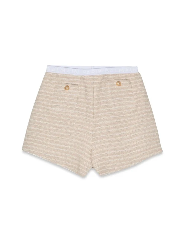 Balmain Beige Shorts - Image 2