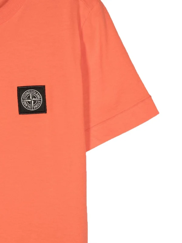 Stone Island Orange Half Sleeve - Image 3