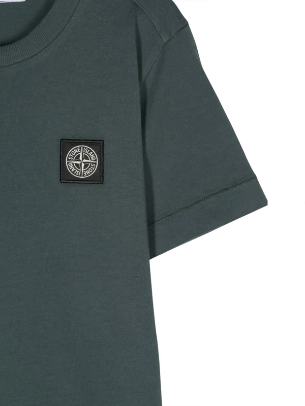 Stone Island Blue Green Half Sleeve - Image 3
