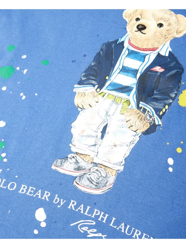 Polo Ralph Lauren Blue Half Sleeve - Image 3